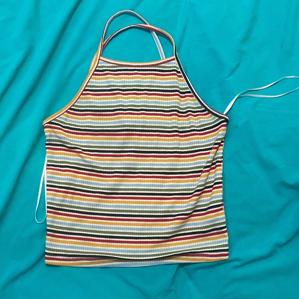 I’m selling a colourful crop top , size small